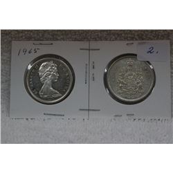 Canada Fifty Cent Coins (2)