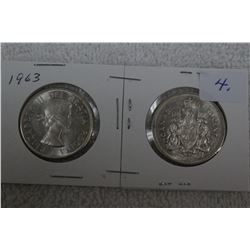 Canada Fifty Cent Coins (2)