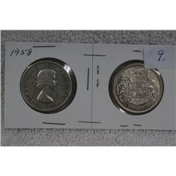 Canada Fifty Cent Coins (2)