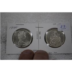 Canada Fifty Cent Coins (2)