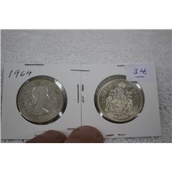 Canada Fifty Cent Coins (2)