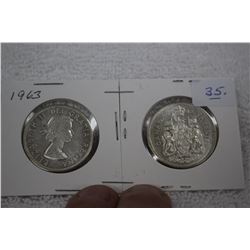 Canada Fifty Cent Coins (2)