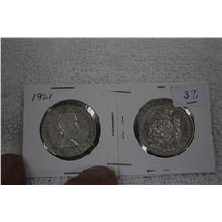 Canada Fifty Cent Coins (2)