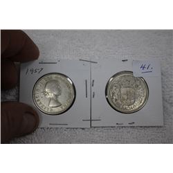 Canada Fifty Cent Coins (2)