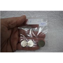 Canada Ten Cent Coins (3)