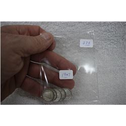 Canada Ten Cent Coins (5)