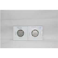 Canada Five Cent Coins (2)