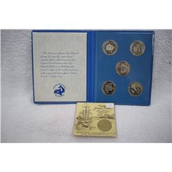 Canada Medallions (5) & Map