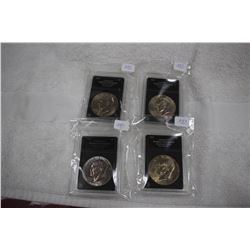 U.S.A. One Dollar Coins (4)