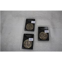U.S.A. One Dollar Coins (3)