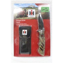I.H.C. Collector Folding Knife & Sheath - New