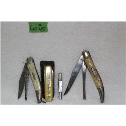 4 Vintage Lock Blade - Fish Knife, etc. - Germany