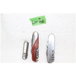 3 Multi Blade Knives