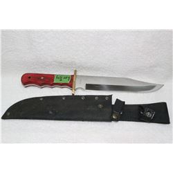 Large Blade Bowie Knife - #19213 - with Sheath
