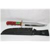 Image 1 : Large Blade Bowie Knife - #19213 - with Sheath
