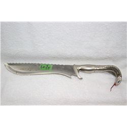 Unique Large Knife - Cobra Handle