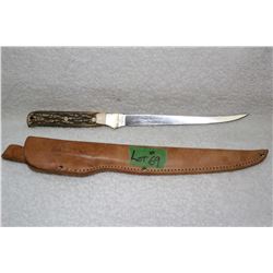 Shrade Uncle Henry - Filet - with Leather Sheath