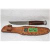 Image 1 : Vintage Hunting Knife w/Leather Sheath - Note:  Western Germany