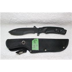 Unique Knife with Sheath - Neoprene Handle