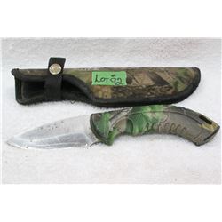 Buck - Camo - Handle & Sheath - U.S.A.