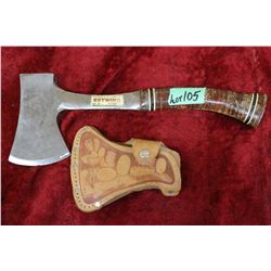 Estwing Hatchet with Original Leather Case