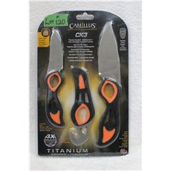 Camillus 3 pc. - Trimming/Gut Hook/Dressing - New