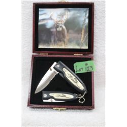 2 pc. Folding Gift Set - Deer - New