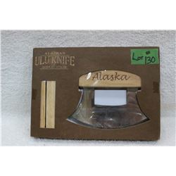 Alaskan Ulu Knife & Stand - New