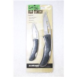 Schrade 2 pc. Old Timer Set - New