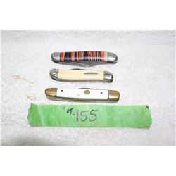 3 Vintage Pocket Knives