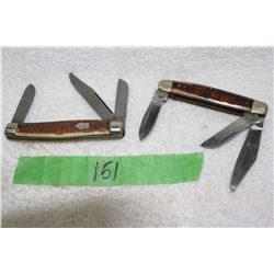 2 - 3 Blade Lock Blade Knives