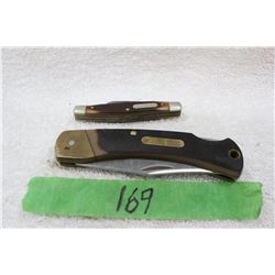 2 Schrade Old Timer Lock Blade