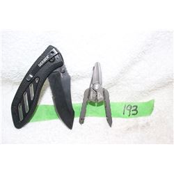 2 pc. Gerber - 1 Lock Blade & 1 Mini Multi-Tool