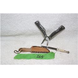 2 Miniatures - 1 Multi-Tool & 1 Knife