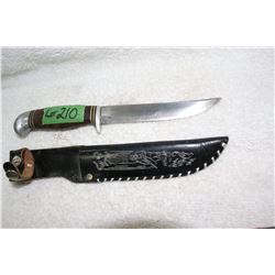 Frosts Hunting Knife with Sheath - Great Condition