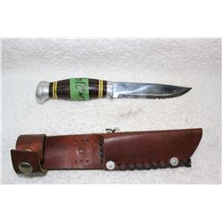 Hunting Knife - with Leather Case - R.J. Richter - Norway