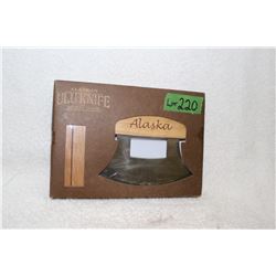 Alaskan Ulu Knife and Stand - New