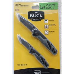 Buck 2 Knife Set - New