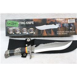 Hunting Knife with Fancy Handle - New