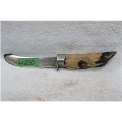 Unique Hunting Knife - Deer Hoof Handle
