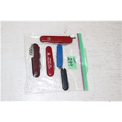 5 Collector Swiss Army Knives