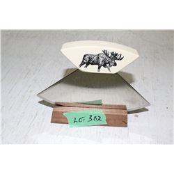 Ulu Knife and Stand