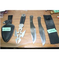 3 Throwing Knives