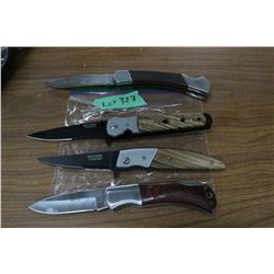 4 Lockback Knives