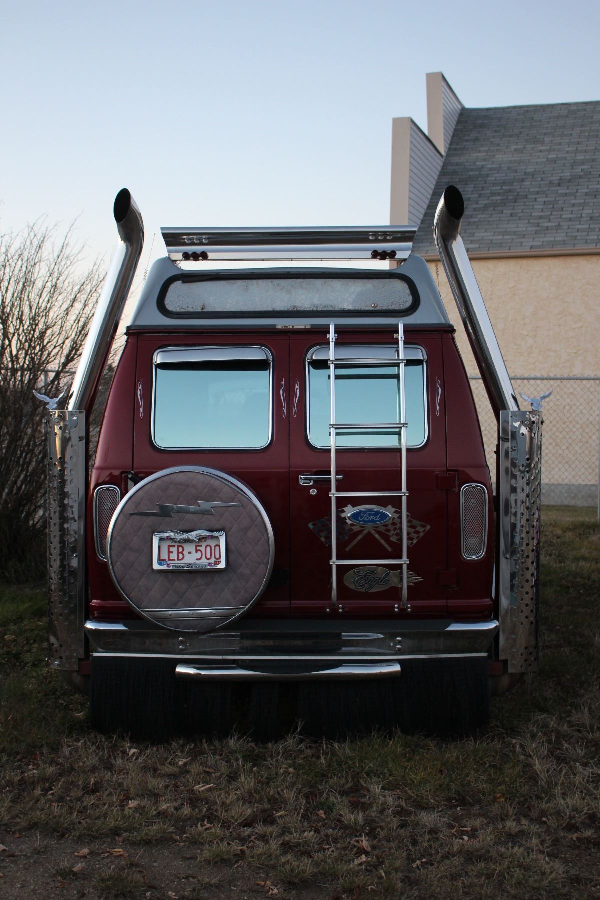 1978 Custom Ford Van-Custom Paint & Interior, Boom Box Stereo, All LED ...