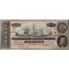Image 1 : 1864 $20 Confederate States of America Note