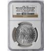 Image 1 : 1886 $1 Morgan Silver Dollar Coin NGC Brilliant Uncirculated