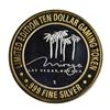 Image 2 : .999 Silver Mirage Las Vegas Nevada $10 Casino Limited Edition Gaming Token