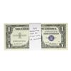 Image 1 : Lot of (25) Consecutive 1957 $1 Silver Certificate Notes Choice Uncirculated