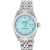 Image 2 : Rolex Ladies Stainless Steel Ice Blue Diamond 26MM Datejust Wristwatch